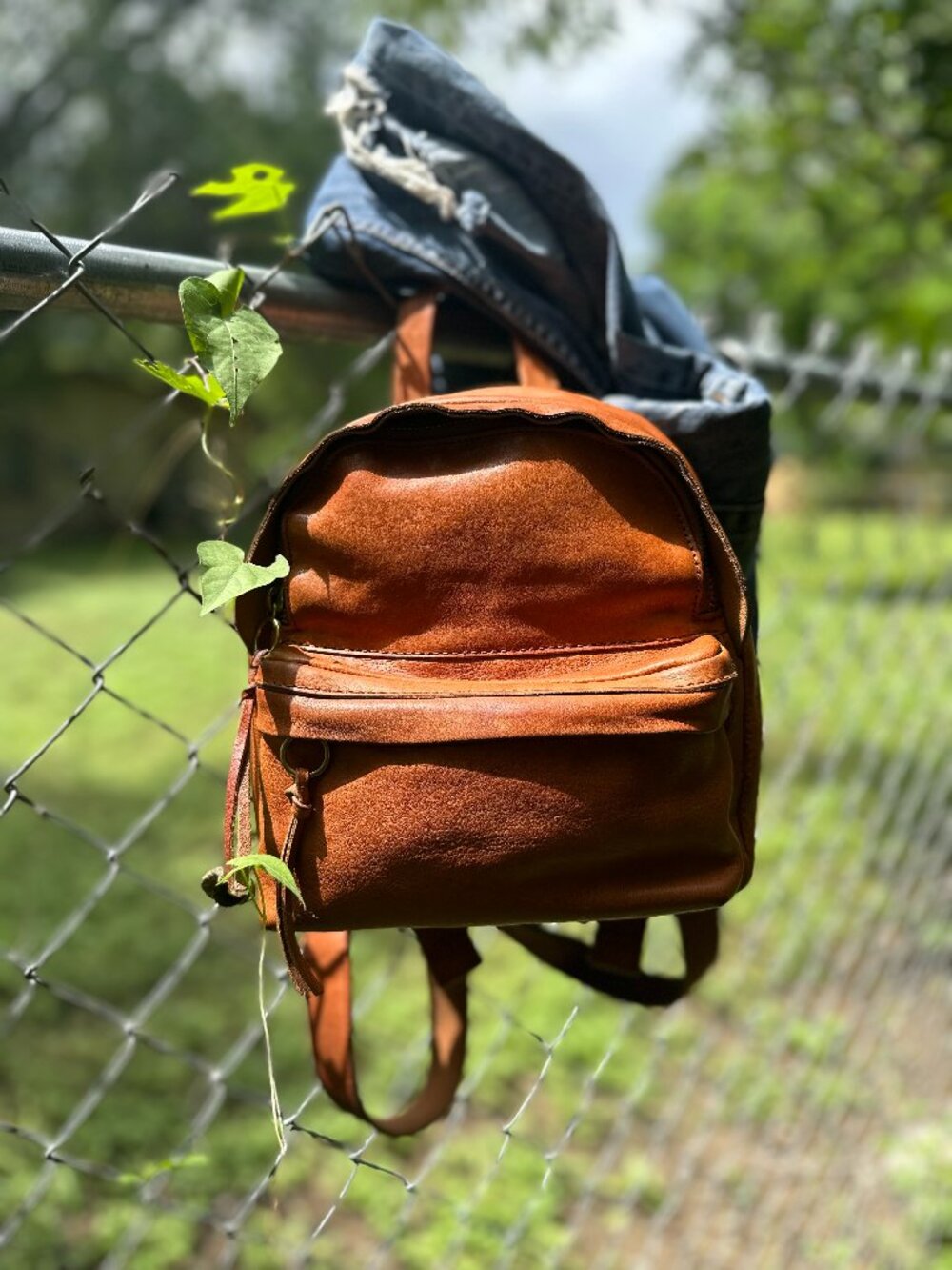 Madewell leather small backpack